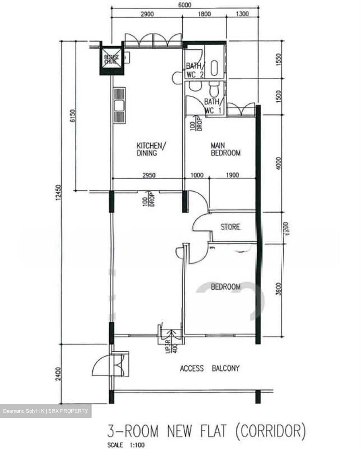 Blk 628 Eunos Heights (Bedok), HDB 3 Rooms #597158081